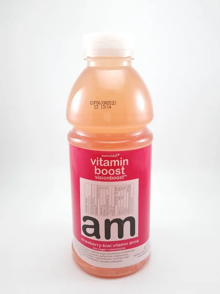 Manila Lgo Vitamine Boost Aardbeien Kiwi Vitaminedrank Oktober 2020 Manilla — Stockfoto