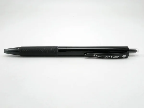 Manila Październik Pilot Czarny Długopis Dniu Października 2020 Manili Filipinach — Zdjęcie stockowe