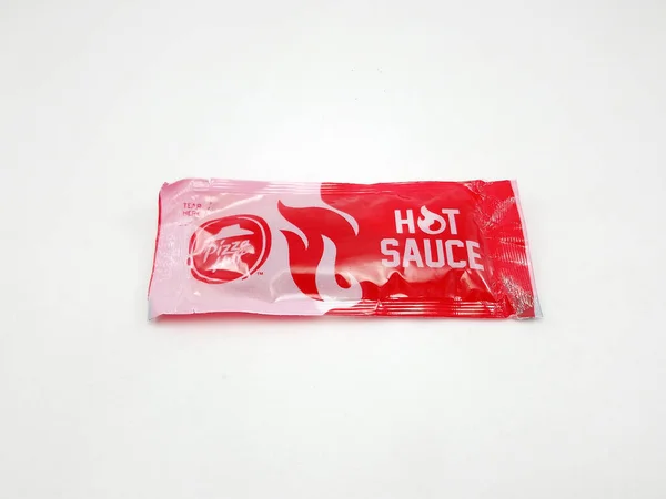 Manila Oct Pizza Hut Hot Sauce October 2020 Manila Philippines — Stock Photo, Image