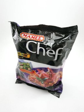 MANILA, PH - 11 Ocak 2020 tarihinde Mamee Chef Tom Yum Thai erişteleri Manila, Filipinler 'de.