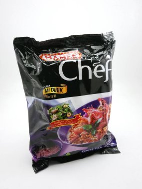 MANILA, PH - 11 Ocak 2020 tarihinde Mamee Chef Tom Yum Thai erişteleri Manila, Filipinler 'de.