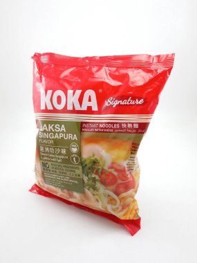 11 Ocak 2020 'de Filipinler' in Manila şehrinde Laksa Singapura aromalı erişte imzası.