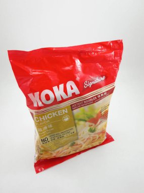 11 Ocak 2020 'de Manila, Filipinler' de Koka imzalı tavuk aromalı şehriye.