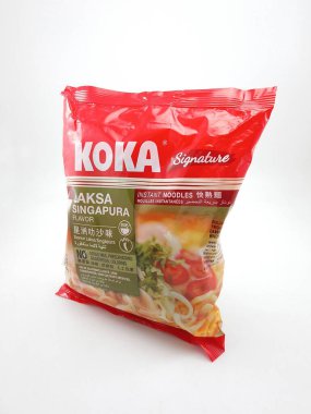 11 Ocak 2020 'de Filipinler' in Manila şehrinde Laksa Singapura aromalı erişte imzası.