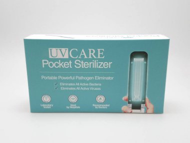 MANILA, PH - NOV 6 - UV cep sterilizatörü 6 Kasım 2020, Manila, Filipinler.