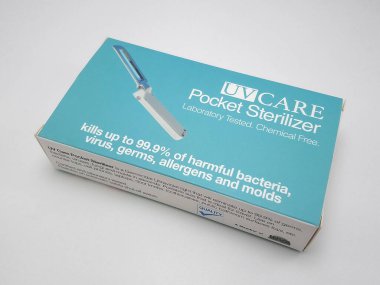 MANILA, PH - NOV 6 - UV cep sterilizatörü 6 Kasım 2020, Manila, Filipinler.