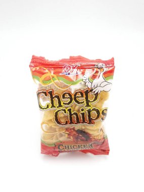 MANILA, PH-NOV 6 - Manila, Filipinler 'de 6 Kasım 2020' de Cheep cips tavuk ızgara aromalı.