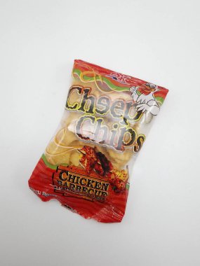 MANILA, PH-NOV 6 - Manila, Filipinler 'de 6 Kasım 2020' de Cheep cips tavuk ızgara aromalı.