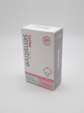 MANILA, PH - NOV 10 - Cycles sensitive diaper cream and baby lotion box on November 10, 2020 in Manila, Philippines.