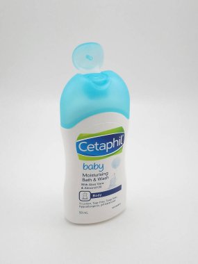 MANILA, PH - NOV 10 - Cetaphil baby moisturizing bath and wash with aloe vera and almond oil on November 10, 2020 in Manila, Philippines.