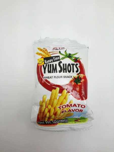 Manila Nov Happy Time Yum Shots Harina Trigo Snack Tomate — Foto de Stock