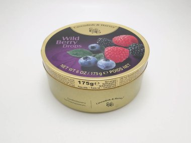 MANILA, PH - NOV 10 - Cavendish and Harvey wild berries drops candy on November 10, 2020 in Manila, Philippines.