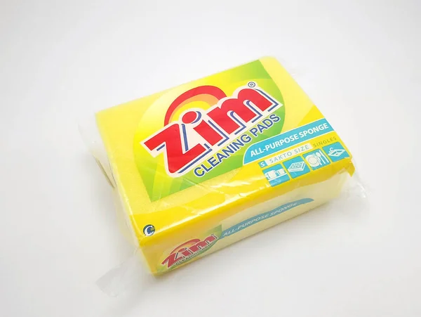 Manila Nov Zim Dishwashing Cleaning Pads Sponge November 2020 Manila — Stock Photo, Image