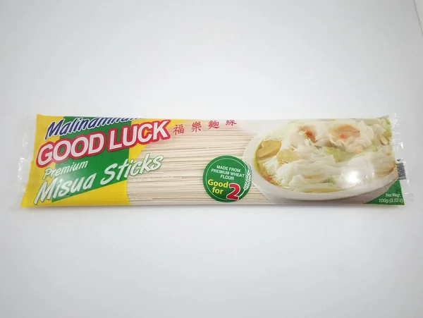 Manila Nov Good Luck Premium Misua Noodle Sticks November 2020 — Stock Photo, Image