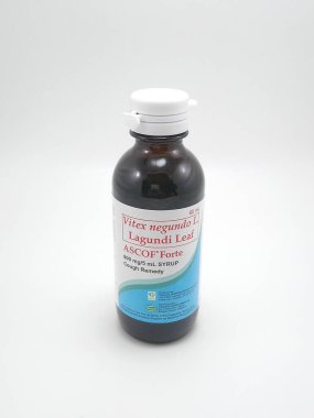 MANILA, PH - NOV 10 - Ascof forte cough remedy syrup on November 10, 2020 in Manila, Philippines.