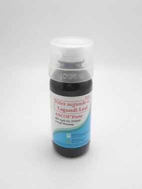 MANILA, PH - NOV 10 - Ascof forte cough remedy syrup on November 10, 2020 in Manila, Philippines.