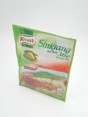 MANILA, PH - NOV 10 - Knorr tamarind soup mix with miso powder on November 10, 2020 in Manila, Philippines.