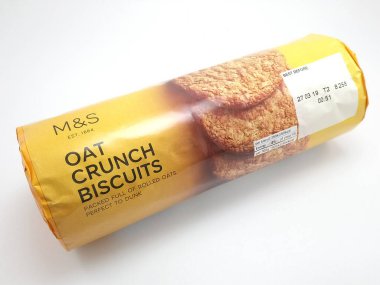 MANILA, PH - NOV 10 - Marks and spencer oat crunch biscuit on November 10, 2020 in Manila, Philippines.