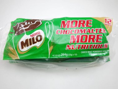 MANILA, PH - OCT 27 - Nestle milo chocolate malt drink on October 27, 2020 in Manila, Philippines.