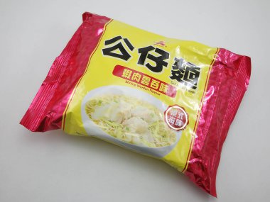 MANILA, PH - OCT 27 - Doll instant noodles shrimp wonton flavor on October 27, 2020 in Manila, Philippines.