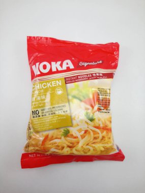 MANILA, PH - OCT 27 - Koka signature instant noodles chicken flavor on October 27, 2020 in Manila, Philippines.