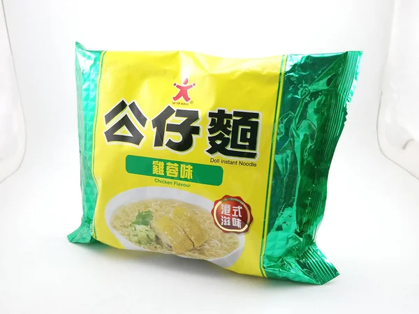 Manila Oct Doll Instant Noodles Chicken Flavor October 2020 Manila — 스톡 사진