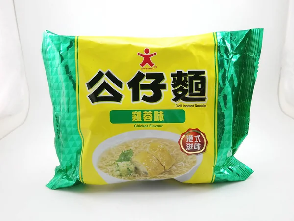 Manila Oct Doll Instant Noodles Chicken Flavor October 2020 Manila — Stok Foto