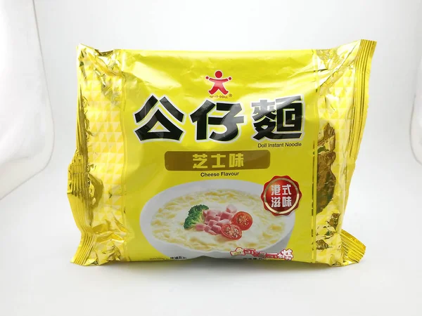 Manila Oct Doll Instant Noodles Cheese Flavor October 2020 Manila — 스톡 사진