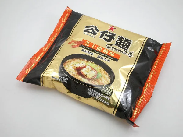 Manila Oct Doll Instant Noodles Lobster Cheese Flavor October 2020 — Zdjęcie stockowe