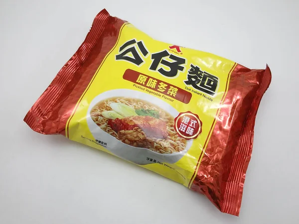 Manila Oct Doll Instant Noodles Pickled Vegetable Flavor October 2020 — 스톡 사진