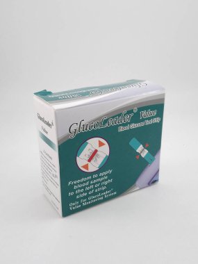 MANILA, PH - OCT 27 - Glucoleader value blood glucose test on October 27, 2020 in Manila, Philippines.