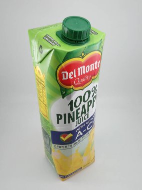 MANILA, PH - OCT 27 - Del monte ananas suyu 27 Ekim 2020, Manila, Filipinler.