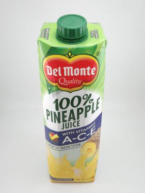 MANILA, PH - OCT 27 - Del monte ananas suyu 27 Ekim 2020, Manila, Filipinler.