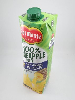 MANILA, PH - OCT 27 - Del monte ananas suyu 27 Ekim 2020, Manila, Filipinler.