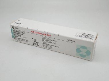 MANILA, PH - OCT 27 - Betamethasone clotrimazole gentamicin triderm merhemi 27 Ekim 2020, Manila, Filipinler.
