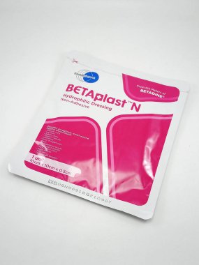 MANILA, PH - OCT 27 - Betaplast N hidrofilik sargı 27 Ekim 2020, Manila, Filipinler.