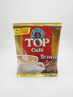 MANILA, PH - OCT 27 - En iyi kafe 27 Ekim 2020 'de Manila, Filipinler' de 1 kahve karışımında 3 adet demlendi.