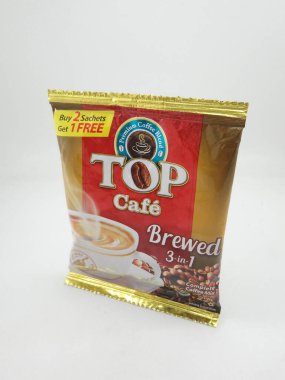 MANILA, PH - OCT 27 - En iyi kafe 27 Ekim 2020 'de Manila, Filipinler' de 1 kahve karışımında 3 adet demlendi.