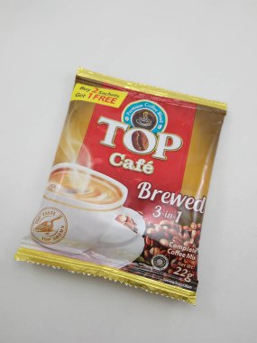 MANILA, PH - OCT 27 - En iyi kafe 27 Ekim 2020 'de Manila, Filipinler' de 1 kahve karışımında 3 adet demlendi.