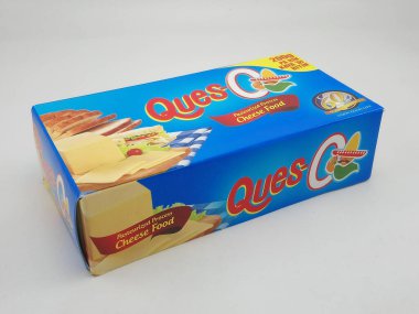 MANILA, PH - 27 Ekim 2020 tarihinde Filipinler, Manila 'da Queso pastörize işlem peyniri.