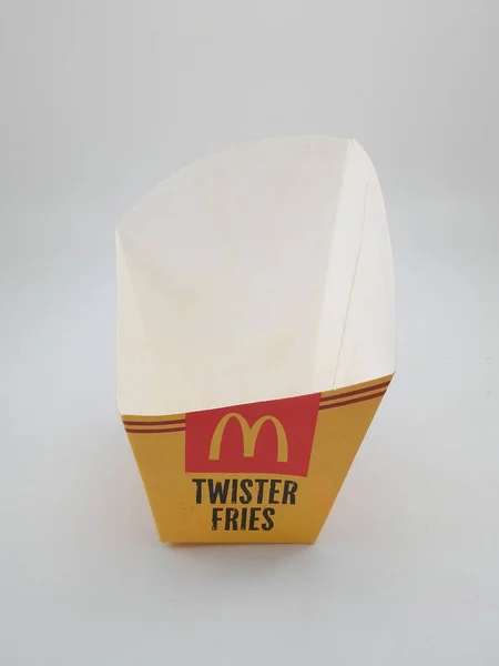 Manila Oct Mcdonalds Twister Fries Box Outubro 2020 Manila Filipinas — Fotografia de Stock