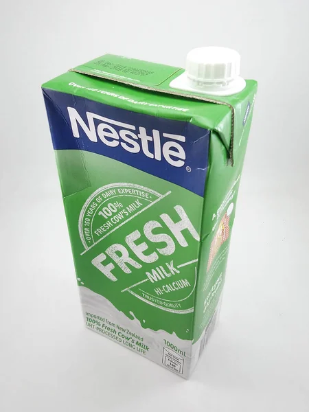 Manila Październik Nestle Fresh Milk October 2020 Manila Philippines — Zdjęcie stockowe