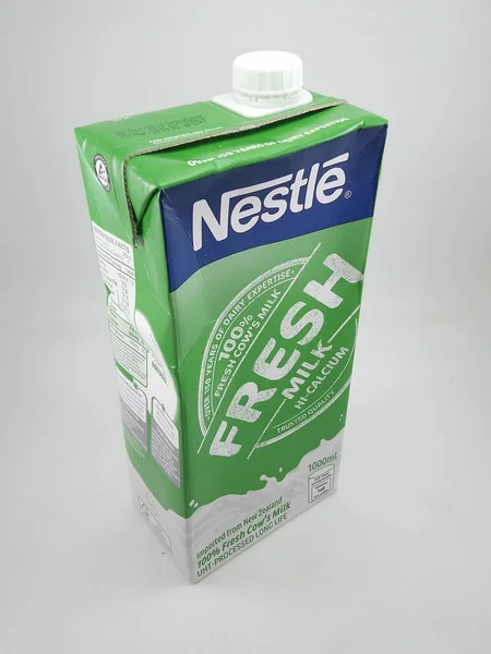 Manila Październik Nestle Fresh Milk October 2020 Manila Philippines — Zdjęcie stockowe