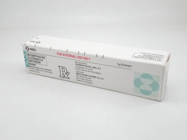 MANILA, PH - OCT 27 - Betamethasone clotrimazole gentamicin triderm merhemi 27 Ekim 2020, Manila, Filipinler.