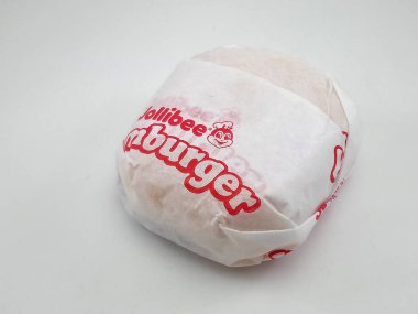 MANILA, PH - OCT 27 - Jollibee yumburger 27 Ekim 2020, Manila, Filipinler.