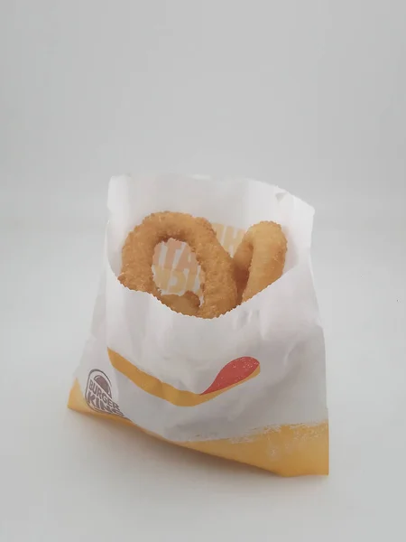 Manila Oct Burger King Onion Rings Στις Οκτωβρίου 2020 Στη — Φωτογραφία Αρχείου