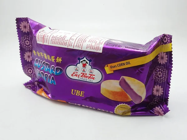 Manila Oct Eng Bee Tin Ube Custard Hopia Στις Οκτωβρίου — Φωτογραφία Αρχείου