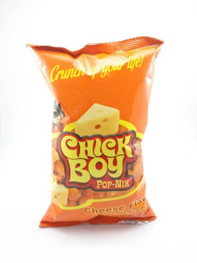 MANILA, PH - OCT 27 - Chick boy pop nik cheese flavor snack 27 Ekim 2020, Manila, Filipinler.