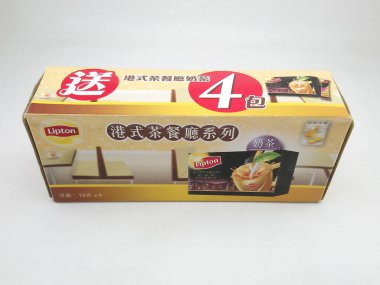 MANILA, PH - OCT 27 - Lipton Süt Çayı kalitesi 27 Ekim 2020 