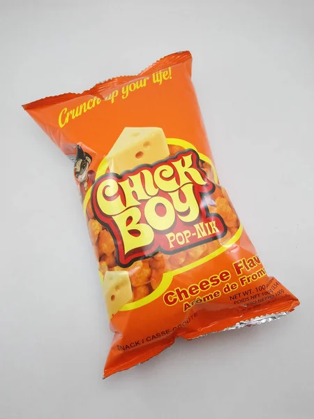Manila Oct Chick Boy Pop Nik Cheese Flavor Snack Octubre —  Fotos de Stock